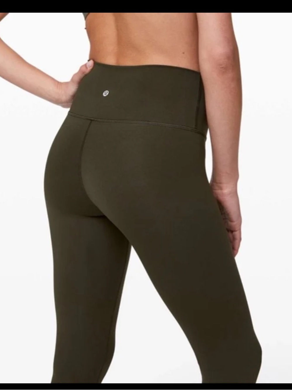 Lululemon Wunder Under High-Rise 21"
Dark Olive Size 6